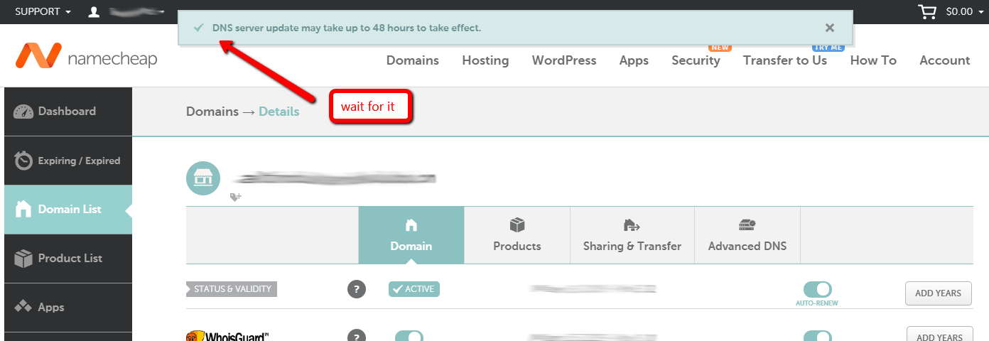 Domain – Website BUILD and DESIGN – dns steps 4 min null