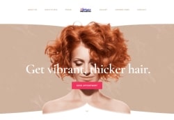 Home Page Mobile – Website BUILD and DESIGN – hair salon featured Home Page Mobile | Website Design Agency
