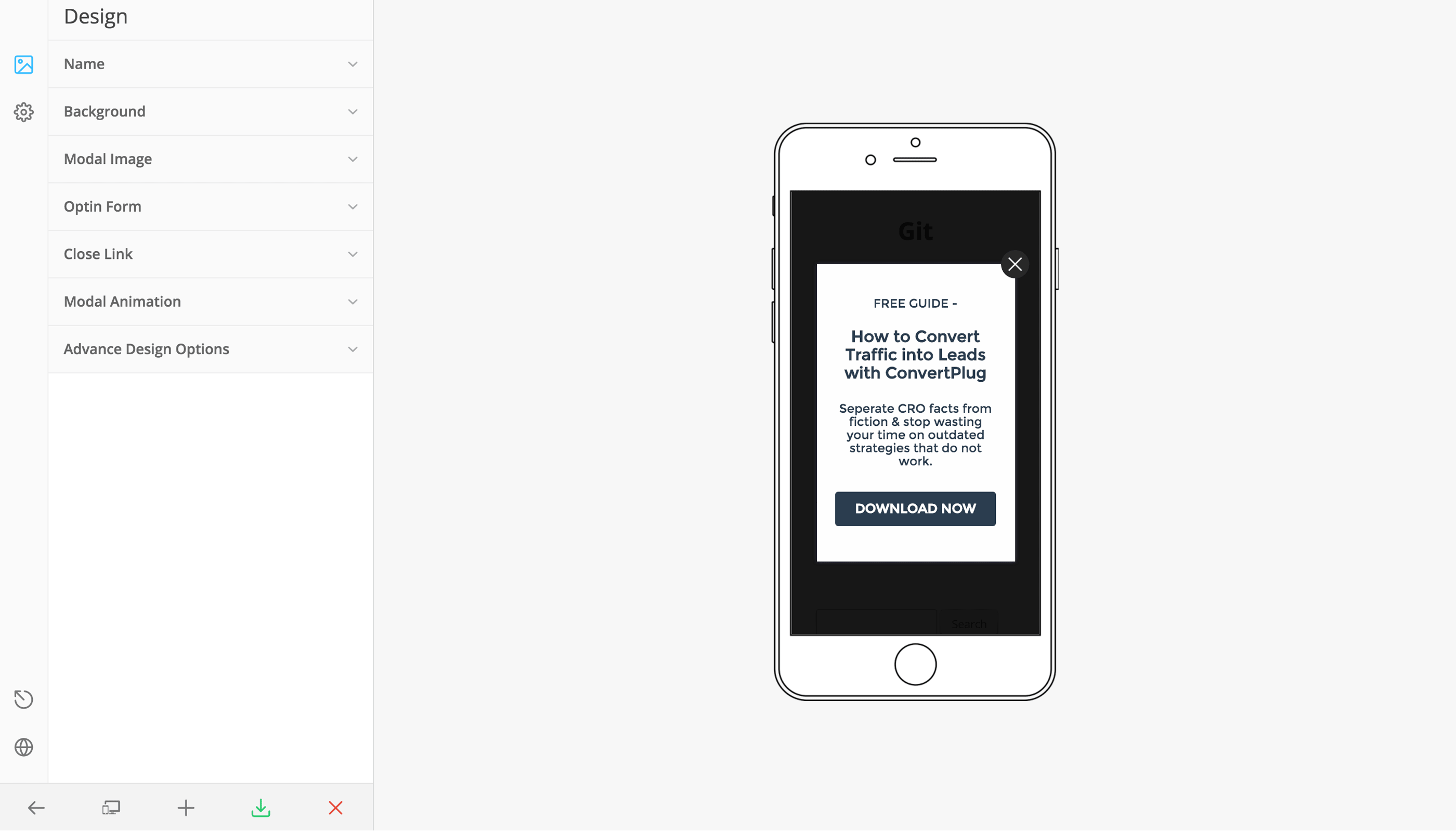 Promotional PopUp Announcement App site Build and Design