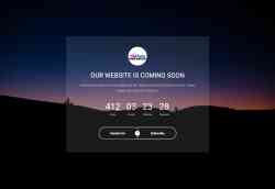 Coming Soon Simple Website Template