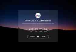 Coming Soon Simple Website Template