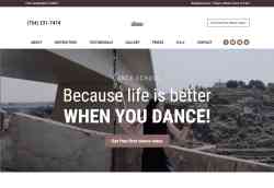 Dance School Website Template