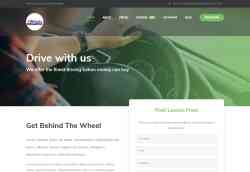 Driving School Website Template