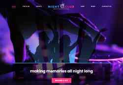 Entertainment Website Template