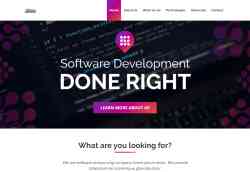 Software Company Website Template
